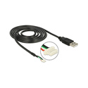 DeLOCK 95986 câble d'appareil photo 1,5 m Noir
