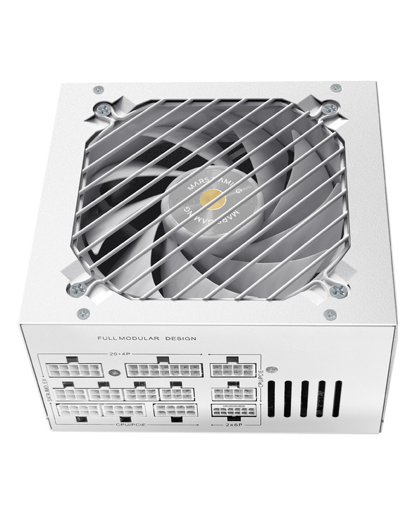 Mars Gaming MPB1000PSIW unité d'alimentation d'énergie 1000 W 24-pin ATX ATX Blanc
