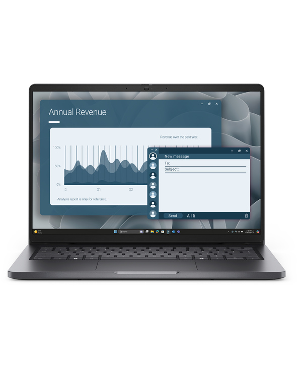 DELL Pro PC14255 14" AMD Ryzen 5 16 Go Noir 512 Go