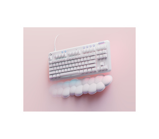Logitech G 920-010416 clavier Jouer USB AZERTY Français Blanc