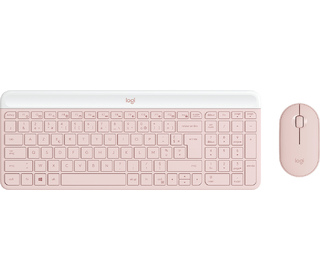 Logitech 920-011316 clavier Souris incluse Bureau RF sans fil AZERTY Français Rose