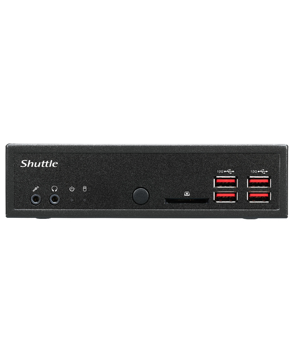 Shuttle XPC slim Barebone DH32U5, Intel i5-1135G7, 4x HDMI 2.0b 2x LAN, 2x COM, incl. VESA , fonctionnement permanent 24/7