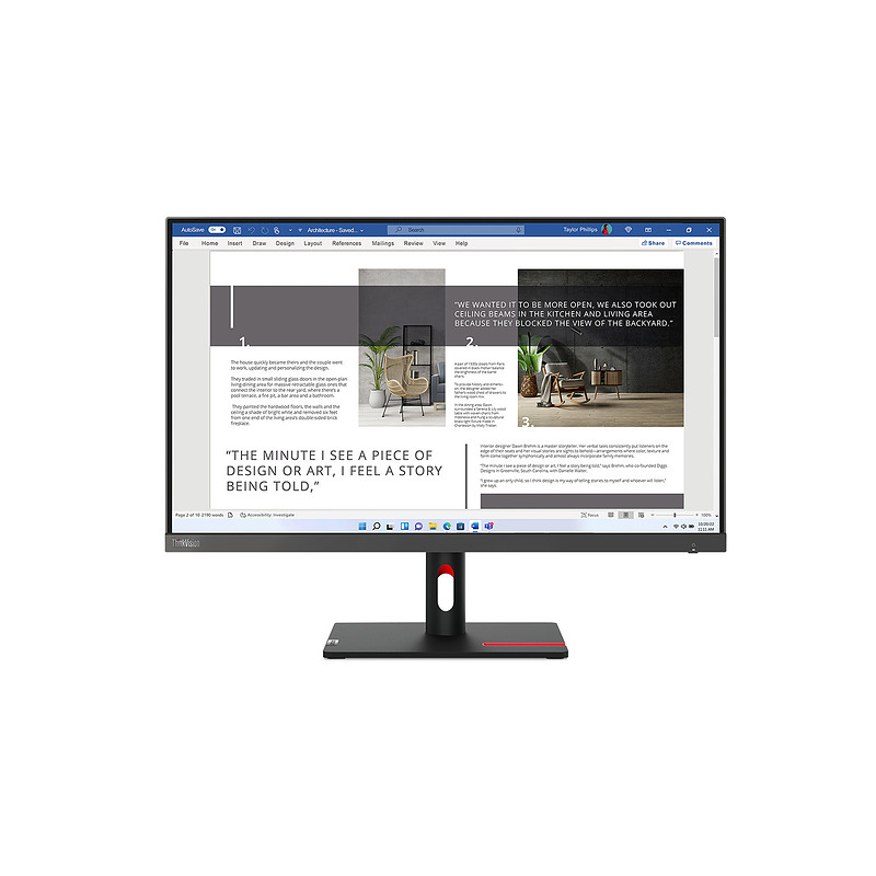 Lenovo ThinkVision S27I-30 27" LED Full HD 6 ms Gris
