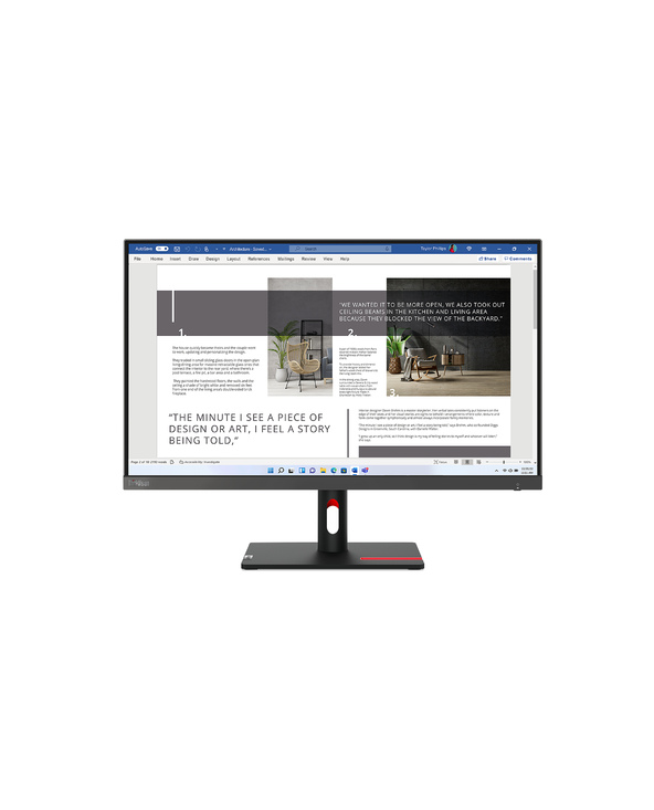 Lenovo ThinkVision S27I-30 27" LED Full HD 6 ms Gris