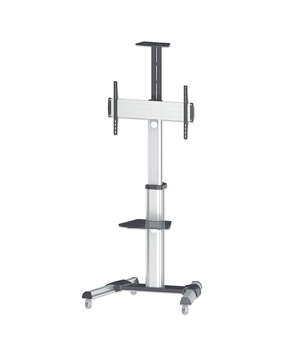 Manhattan 461245 support d'écran plat pour bureau 177,8 cm (70") Sol Noir, Argent