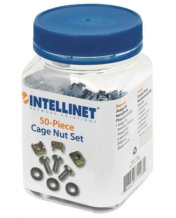 Intellinet 711081 accessoire de racks Pack écrou cage