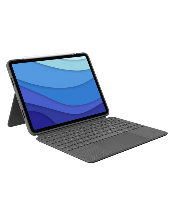 Logitech 920-010142 clavier pour tablette QWERTZ Allemand Smart Connector Gris