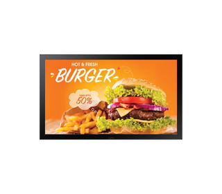 Samsung OH24B Écran plat de signalisation numérique 61 cm (24") LCD Wifi 1500 cd/m² Full HD Noir Intégré dans le processeur Tize