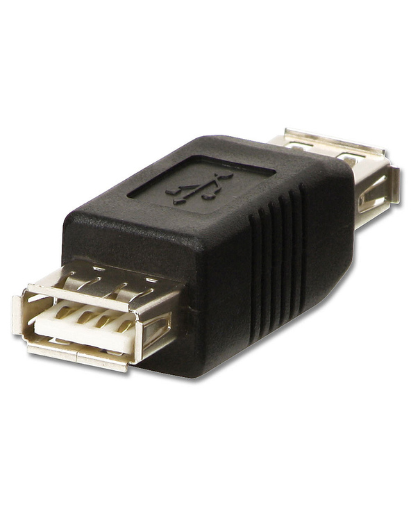 Lindy 71230 changeur de genre de câble USB A Noir
