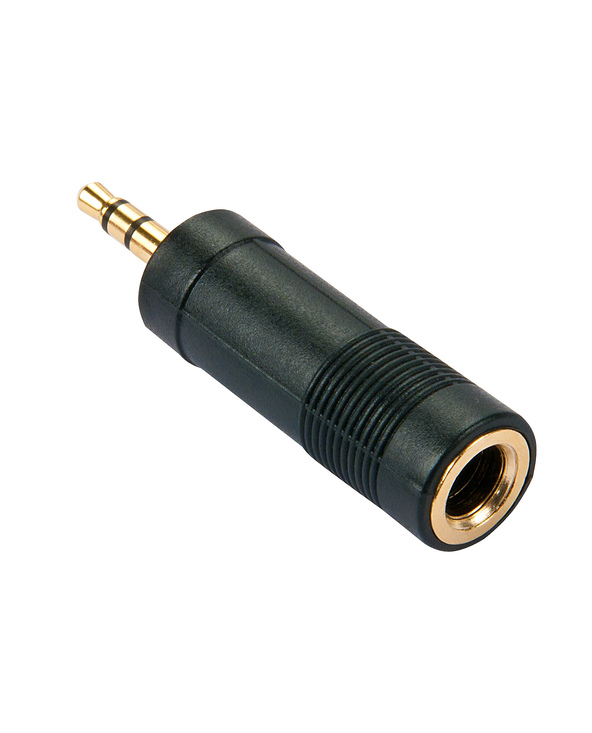 Lindy 35621 changeur de genre de câble 3.5mm 6.3mm Noir