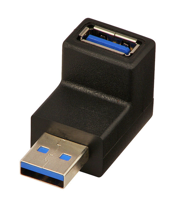 Lindy 71260 changeur de genre de câble USB A Noir