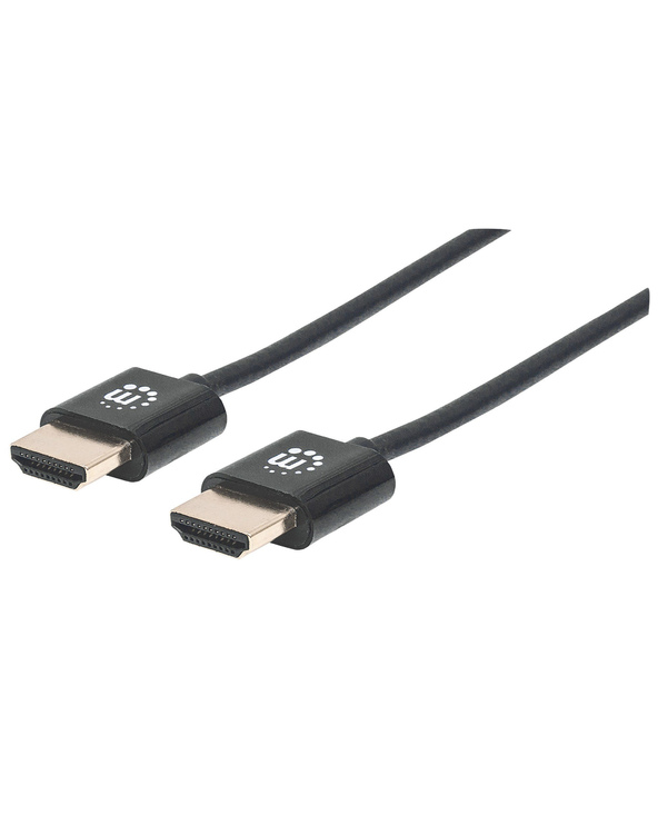 Manhattan 394369 câble HDMI 1,8 m HDMI Type A (Standard) Noir
