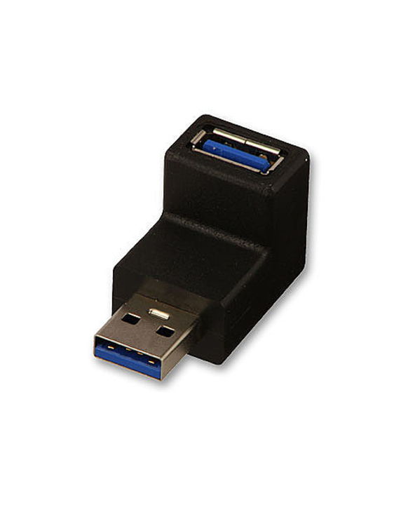 Lindy 71261 changeur de genre de câble USB 3.0 Noir