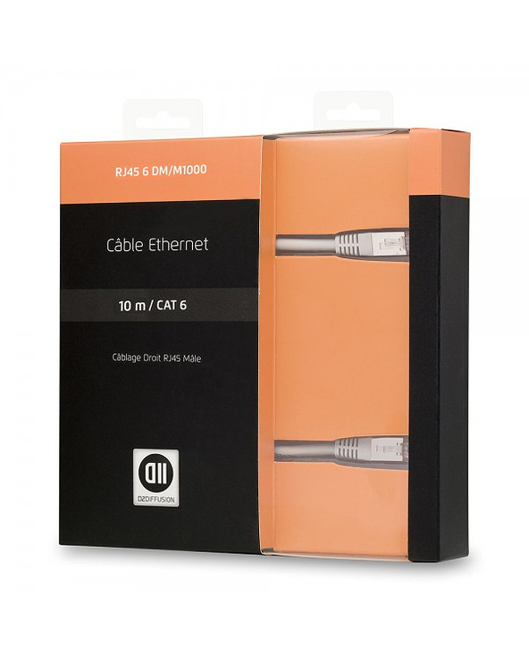 D2 Diffusion D2RJ45D1000 câble de réseau Blanc 10 m Cat6