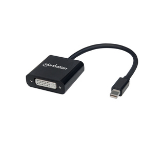 Manhattan 152549 câble vidéo et adaptateur 0,195 m Mini DisplayPort DVI-I Noir