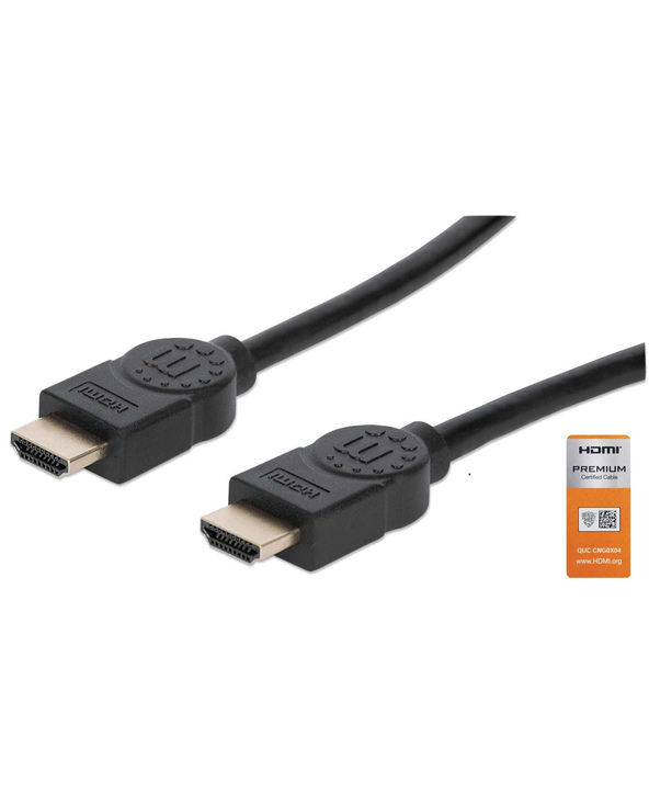 Manhattan 355353 câble HDMI 3 m HDMI Type A (Standard) Noir