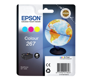 Epson Globe Monobloc 267 - encre DURABrite Ultra 3 couleurs