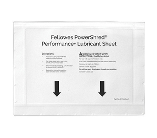 Fellowes 4025601 accessoire pour déchiqueteuse à papier Feuilles lubrifiantes 10 pièce(s)
