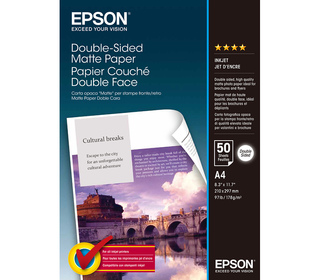 Epson Double-Sided Matte Paper - A4 - 50 Feuilles