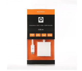 D2 Diffusion D2USBCHDMIFADP adaptateur graphique USB Blanc