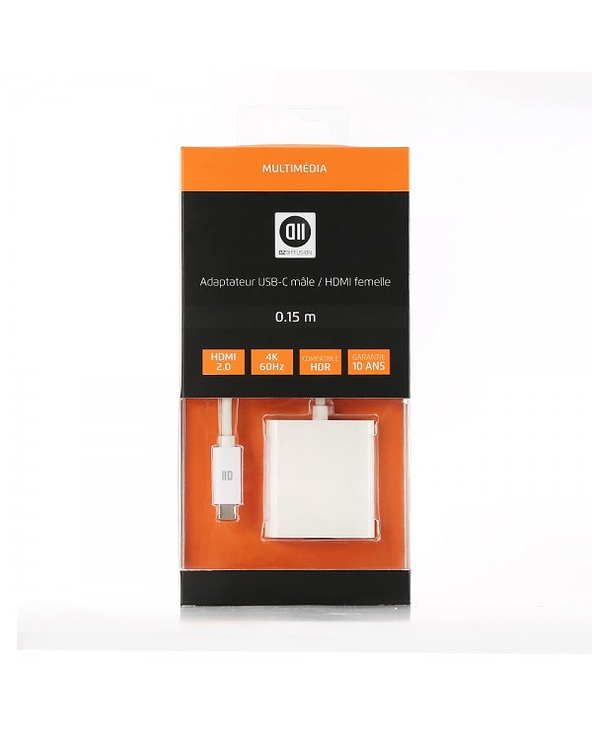 D2 Diffusion D2USBCHDMIFADP adaptateur graphique USB Blanc