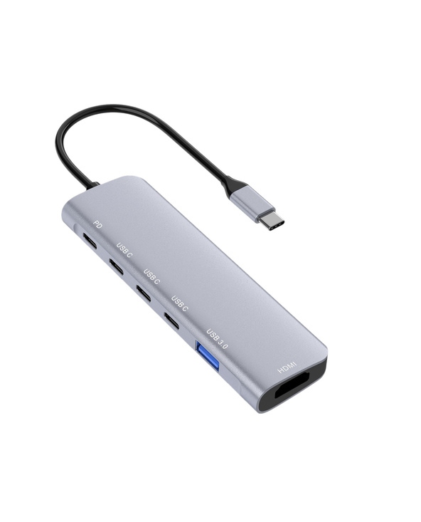 DLH DY-TU5005 station d'accueil USB Type-C Argent