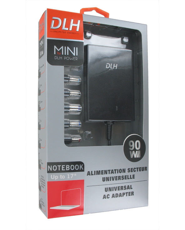 DLH DY-AI1839N adaptateur de puissance & onduleur Intérieure 90 W Noir