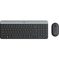 Logitech 920-009190 clavier Souris incluse Universel RF sans fil AZERTY Français Graphite
