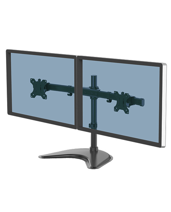 Fellowes Seasa Bras porte-écrans double horizontal sur pied