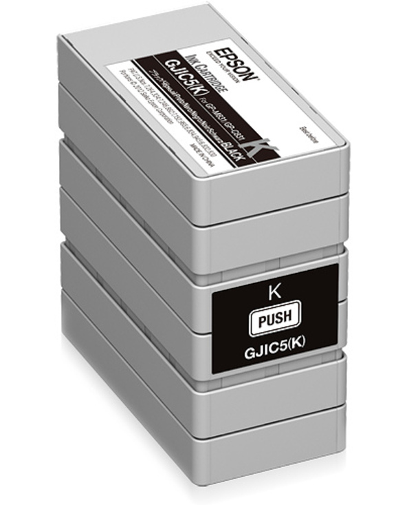 Epson GJIC5(K): Ink cartridge for ColorWorks C831 and GP-M831 (Black)
