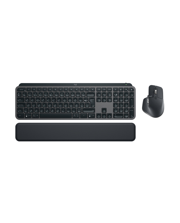 Logitech 920-011607 clavier Souris incluse Bureau RF sans fil + Bluetooth AZERTY Belge Graphite