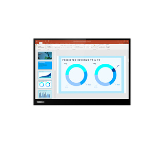 Lenovo ThinkVision M14D 14" LED 2.2K 8 ms Noir