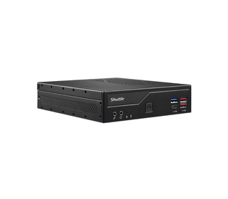 Shuttle Slim PC DH670V2 , S1700, 2x HDMI, 2x DP , 2x 2.5G LAN, 2x COM, 8x USB, 1x 2.5", 2x M.2, fonctionnement permanent 24/7, a