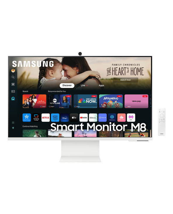 Samsung Smart Monitor M80D 32" LED 4K Ultra HD 4 ms Blanc