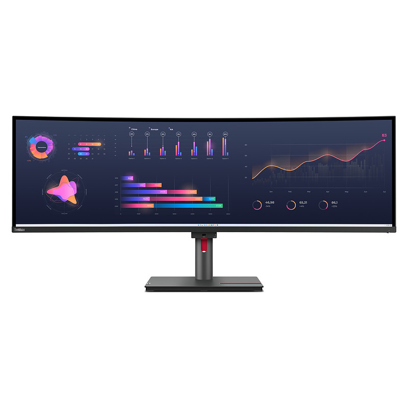 Lenovo ThinkVision P49W-30 49" LED DQHD 6 ms Noir