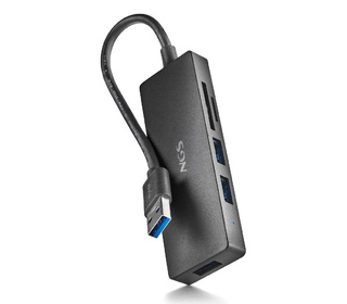 NGS IHUB READER USB 3.2 Gen 1 (3.1 Gen 1) Type-A 5000 Mbit/s Noir