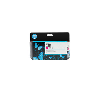 HP Cartouche d’encre DesignJet 738, magenta, 130 ml