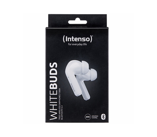 Intenso White Buds T302A Écouteurs True Wireless Stereo (TWS) Ecouteurs Appels/Musique/Sport/Au quotidien USB Type-C Bluetooth B