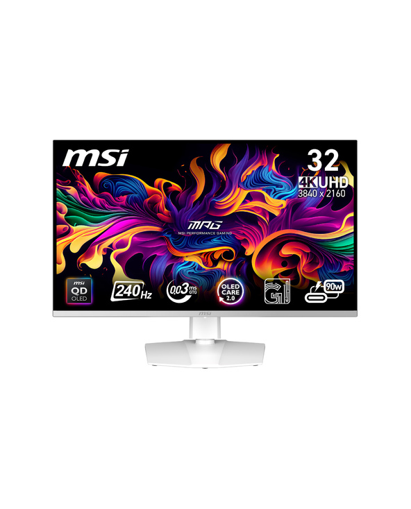 MSI MPG 321URXW QD-OLED 31.5" QD-OLED 4K Ultra HD 0,03 ms Blanc