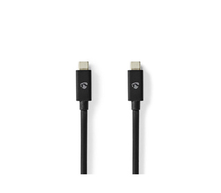 Nedis CCGL66040BK10 câble USB USB4 Gen 3x2 1 m USB C