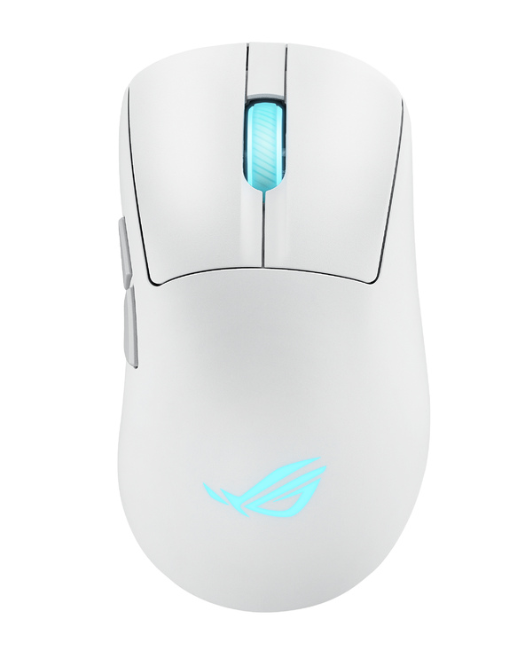 ASUS ROG Keris II Origin WHT souris Jouer Droitier RF Wireless + Bluetooth + USB Type-A Optique 42000 DPI