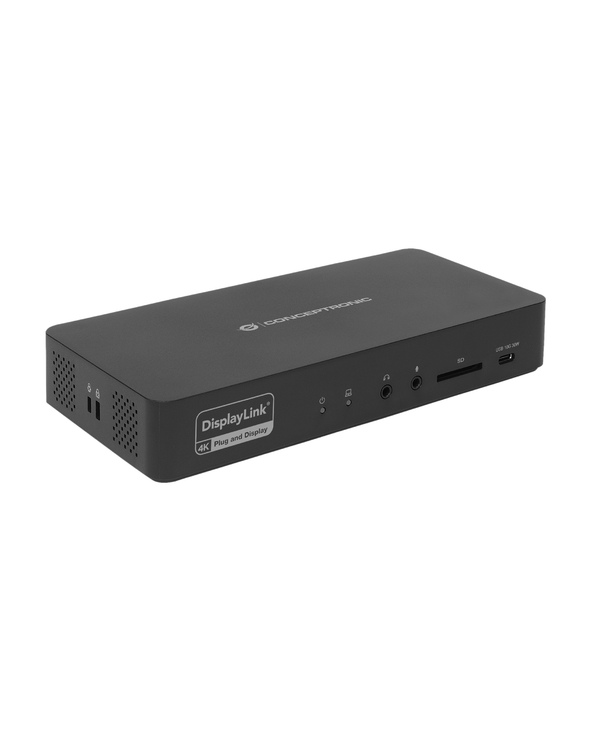 Conceptronic DONN31B station d'accueil Avec fil USB 3.2 Gen 2 (3.1 Gen 2) Type-C Noir