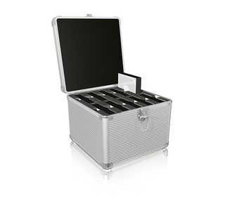 ICY BOX IB-AC628 Valise Métal, Plastique Argent