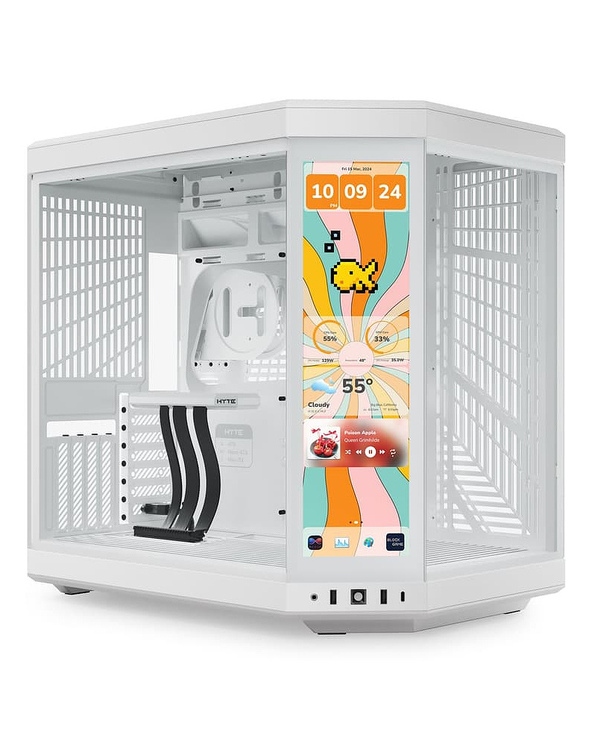 HYTE Y70 Touch Infinite Snow White weiss Midi Tower Noir