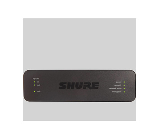 Shure ANIUSB-MATRIX Passerelle de conférence audio Noir Ethernet/LAN 20 - 20000 Hz
