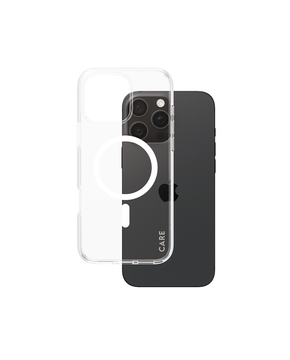 PanzerGlass CARE by  Flagship Case Transparent Urban Combat w. White MagSafe iPhone 16 Pro Max coque de protection pour téléphon