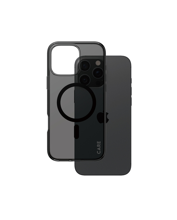 PanzerGlass CARE by  Flagship Case Smokey Urban Combat w. Black MagSafe iPhone 16 Pro Max coque de protection pour téléphones po
