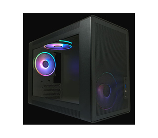 LC-Power LC-716MB-ON unité centrale Micro Tower Noir