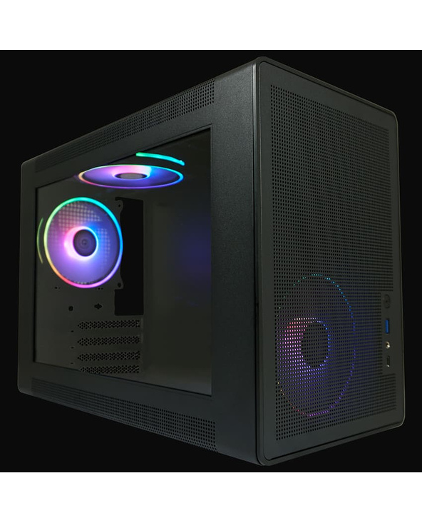 LC-Power LC-716MB-ON unité centrale Micro Tower Noir