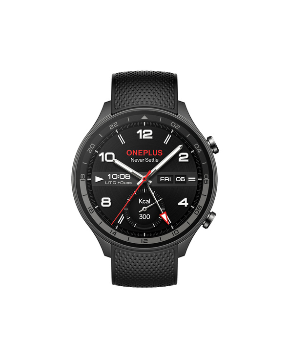 OnePlus Watch 2R 3,63 cm (1.43") AMOLED 46 mm Numérique 466 x 466 pixels Écran tactile Gris Wifi GPS (satellite)